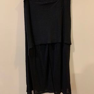Zara knit flowy crop pants